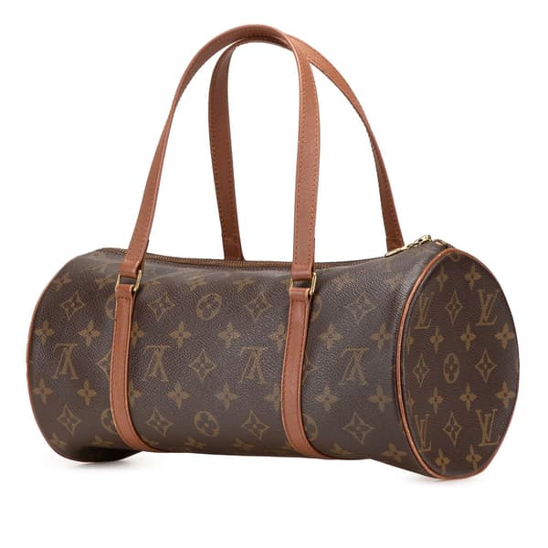 Pre-owned Louis Vuitton Monogram Papillon 30 Brown