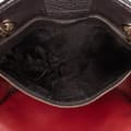 Miniatyrbild 8 av 10: Pre-owned Gucci Medium Pony Hair Bamboo Shopper Satchel Red