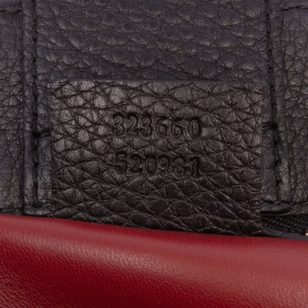 Pre-owned Gucci Medium Pony Hair Bamboo Shopper Satchel Red