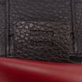 Miniatyrbild 9 av 10: Pre-owned Gucci Medium Pony Hair Bamboo Shopper Satchel Red
