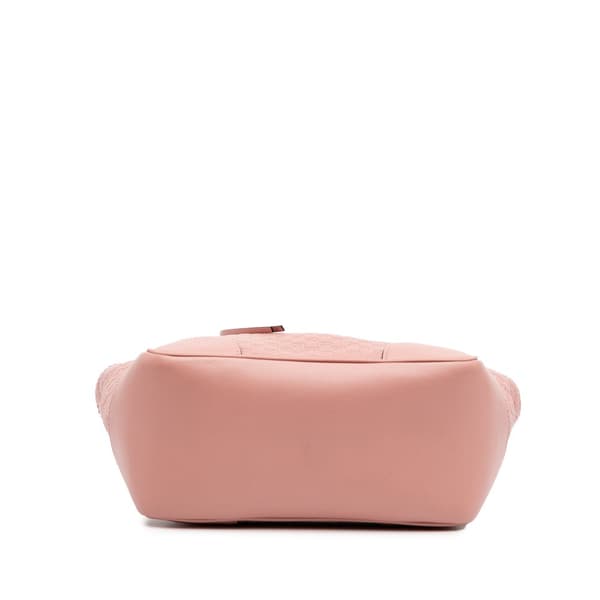 Pre-owned Gucci Small Microguccissima Bree Satchel Pink