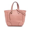 Miniatyrbillede 1 af 10: Pre-owned Gucci Small Microguccissima Bree Satchel Pink