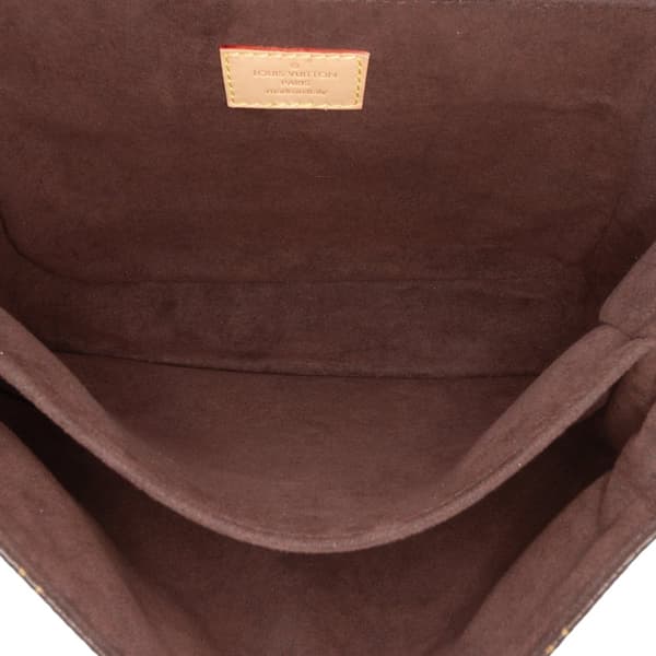 Pre-owned Louis Vuitton Monogram Pochette Metis Brown