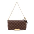 Miniatyrbillede 1 af 10: Pre-owned Louis Vuitton Damier Ebene Favorite PM Brown
