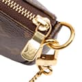 Miniatyrbilde 9 av 10: Pre-owned Louis Vuitton Monogram Mini Pochette Accessoires Brown