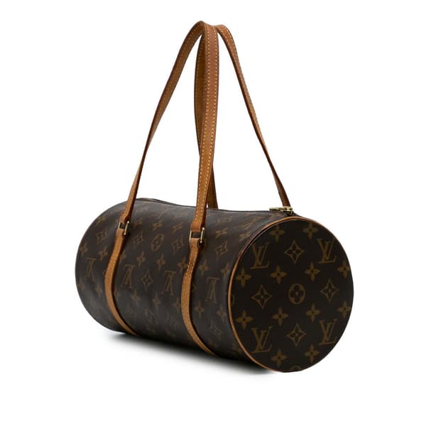 Pre-owned Louis Vuitton Monogram Papillon 30 Brown