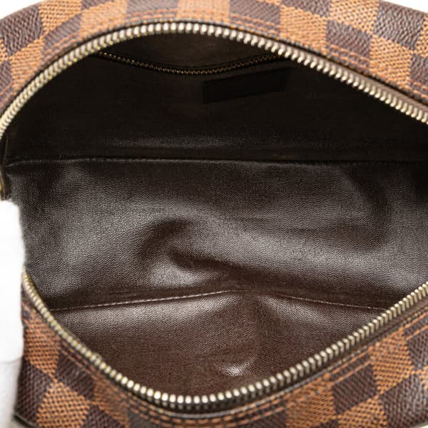 Pre-owned Louis Vuitton Damier Ebene Trousse Toilette 25 Brown