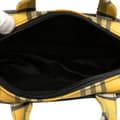 Miniatyrbillede 4 af 10: Pre-owned Burberry House Check Canvas Handbag Yellow