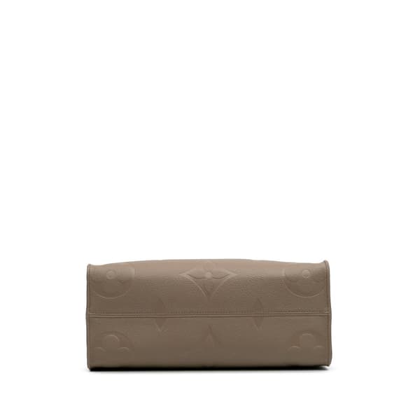 Pre-owned Louis Vuitton Monogram Empreinte OnTheGo MM Brown
