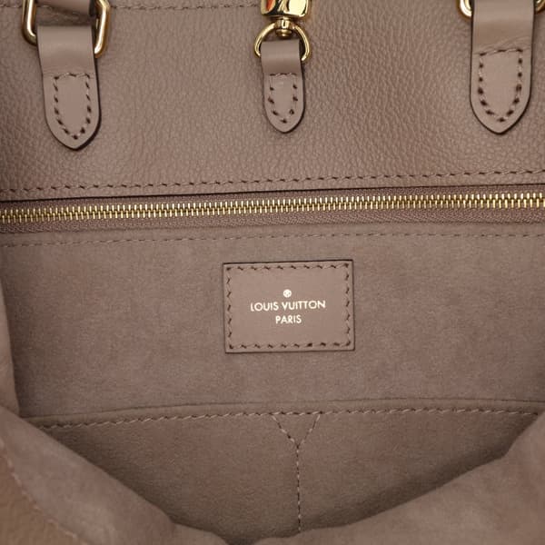 Pre-owned Louis Vuitton Monogram Empreinte OnTheGo MM Brown