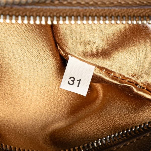 Pre-owned Prada Vitello Daino Handbag Brown