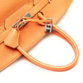 Miniatyrbild 10 av 10: Pre-owned Hermès Clemence Birkin Retourne 35 Orange