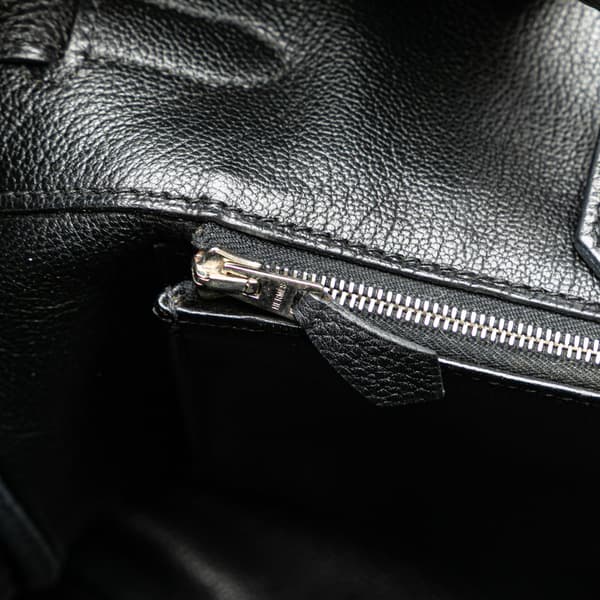 Pre-owned Hermès Togo Birkin Retourne 35 Black
