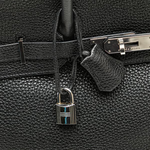 Pre-owned Hermès Togo Birkin Retourne 35 Black
