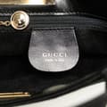 Miniatyrbillede 5 af 10: Pre-owned Gucci Suede Handbag Black