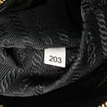 Miniatyrbilde 6 av 10: Pre-owned Prada Vitello Daino Zip Top Satchel Black