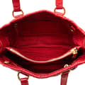 Pikkukuva 5 / 9: Pre-owned Prada Nappa Gaufre Satchel Red