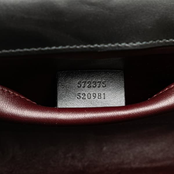 Pre-owned Gucci Small Leather Zumi Satchel Black