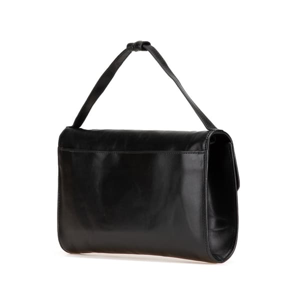 Pre-owned Gucci Small Leather Zumi Satchel Black