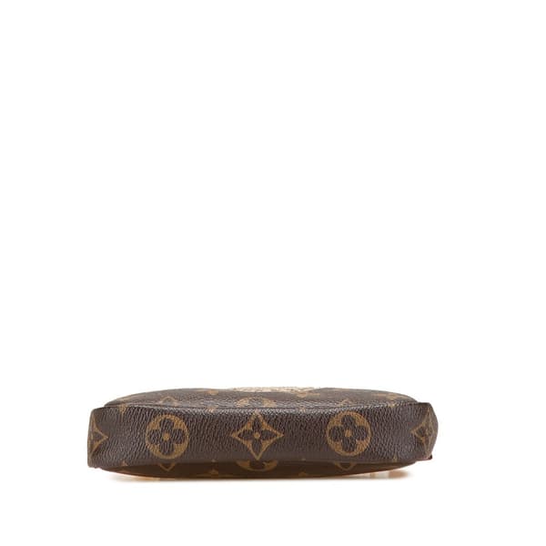 Pre-owned Louis Vuitton Monogram Trunks and Bags Mini Pochette Accessoires Brown