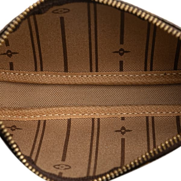 Pre-owned Louis Vuitton Monogram Trunks and Bags Mini Pochette Accessoires Brown