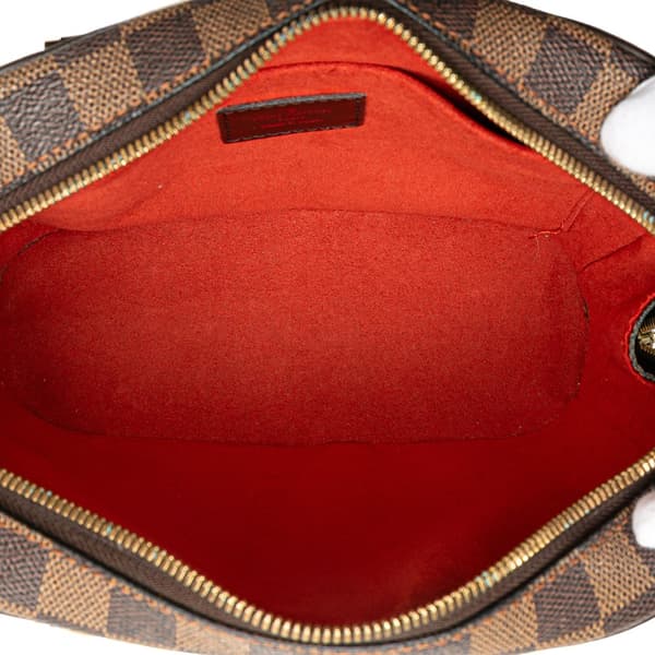 Pre-owned Louis Vuitton Damier Ebene Mini Sarria Brown