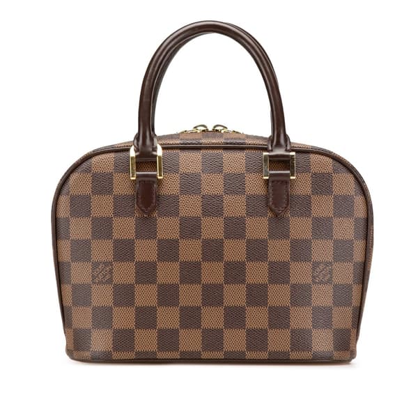 Pre-owned Louis Vuitton Damier Ebene Mini Sarria Brown