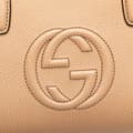 Miniatyrbillede 7 af 10: Pre-owned Gucci Medium Leather Soho Top Handle Convertible Tote Brown
