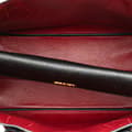 Miniatyrbilde 4 av 10: Pre-owned Prada Medium Saffiano Cuir Double Satchel Black
