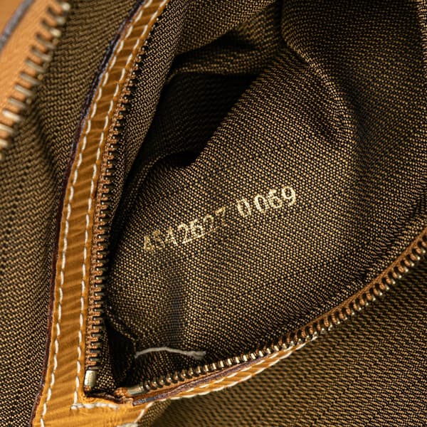 Pre-owned Fendi Leather Top Handle Bag Yellow