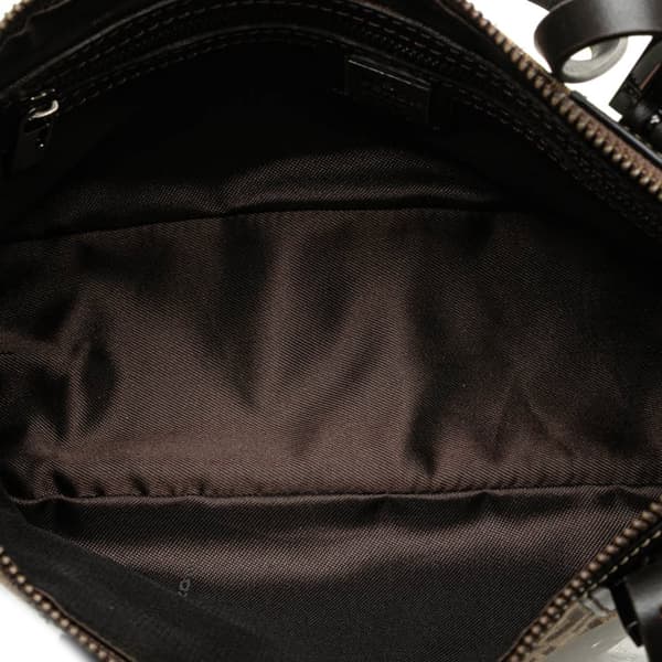 Pre-owned Fendi Zucchino Canvas Handbag Brown