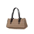 Miniatyrbillede 2 af 10: Pre-owned Fendi Zucchino Canvas Handbag Brown