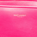 Miniatyrbillede 6 af 10: Pre-owned Saint Laurent Small Leather Monogram Cabas Satchel Pink