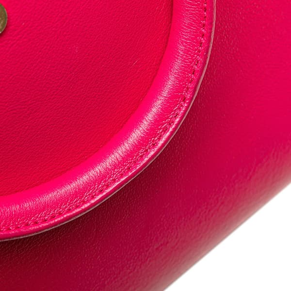 Pre-owned Saint Laurent Small Leather Monogram Cabas Satchel Pink
