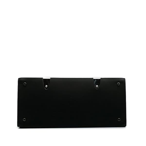 Pre-owned Goyard Leather Saigon Structured MM Black