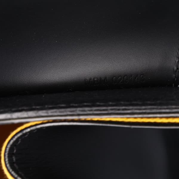 Pre-owned Goyard Leather Saigon Structured MM Black