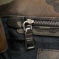 Miniatyrbild 8 av 10: Pre-owned Prada Saffiano Camouflage Soft Military Convertible Tote Brown