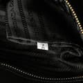 Miniatyrbild 7 av 10: Pre-owned Prada Tessuto Gaufre Satchel Black