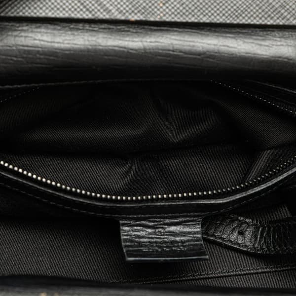 Pre-owned Gucci GG Canvas Handbag Black
