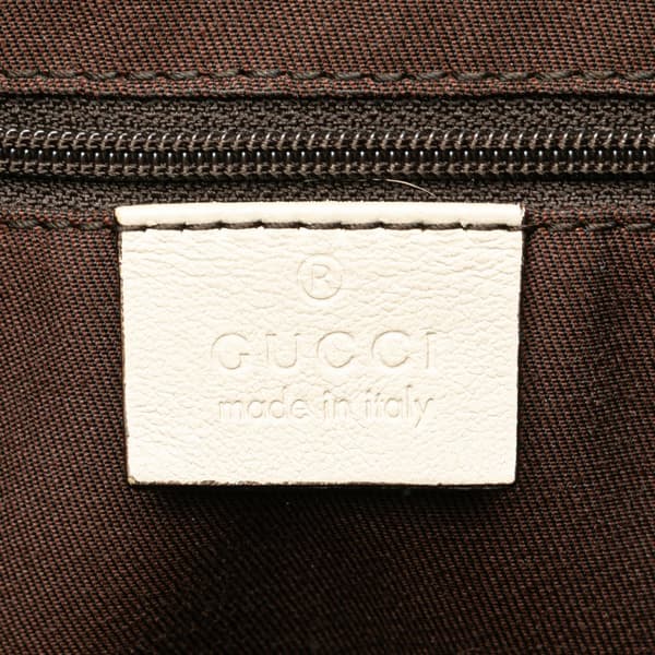 Pre-owned Gucci GG Canvas Sukey Satchel Brown