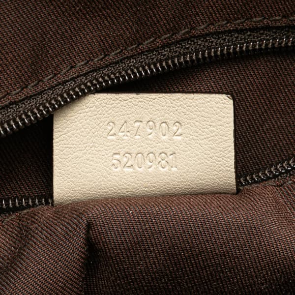 Pre-owned Gucci GG Canvas Sukey Satchel Brown
