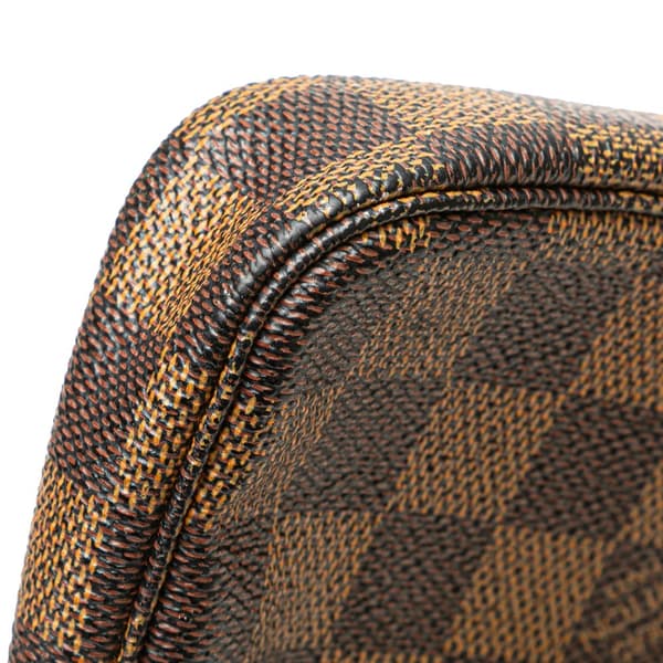 Pre-owned Louis Vuitton Damier Ebene Mini Pochette Accessoires Brown