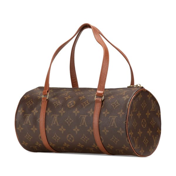 Pre-owned Louis Vuitton Monogram Papillon 30 Brown
