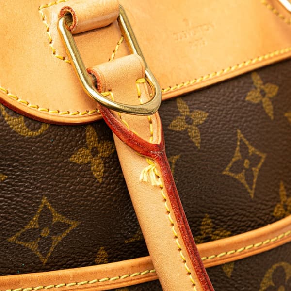 Pre-owned Louis Vuitton Monogram Deauville Brown