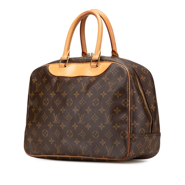 Pre-owned Louis Vuitton Monogram Deauville Brown