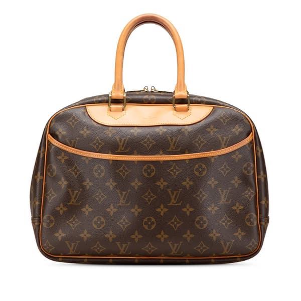Pre-owned Louis Vuitton Monogram Deauville Brown