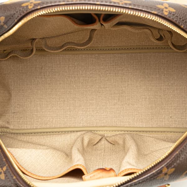Pre-owned Louis Vuitton Monogram Deauville Brown