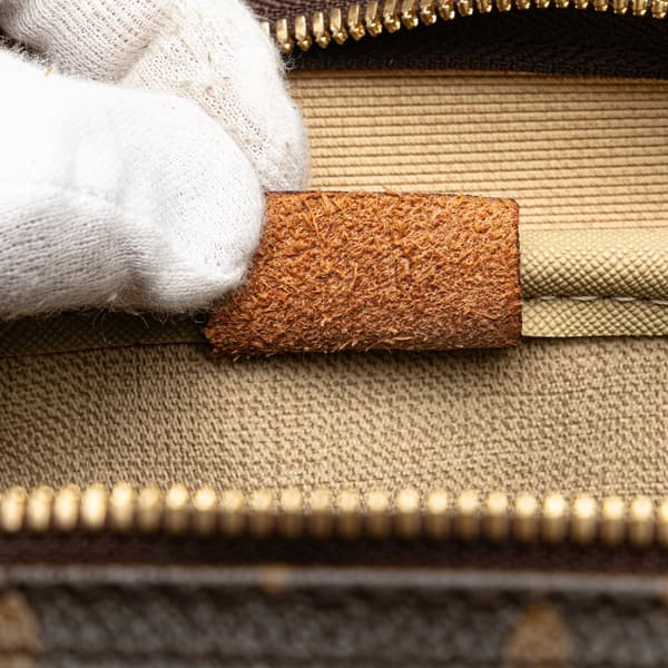 Pre-owned Louis Vuitton Monogram Deauville Brown