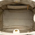 Miniatyrbilde 4 av 10: Pre-owned Prada Vitello Daino Front Pocket Tote White