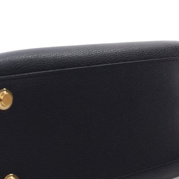 Pre-owned Louis Vuitton Taurillon City Steamer PM Black